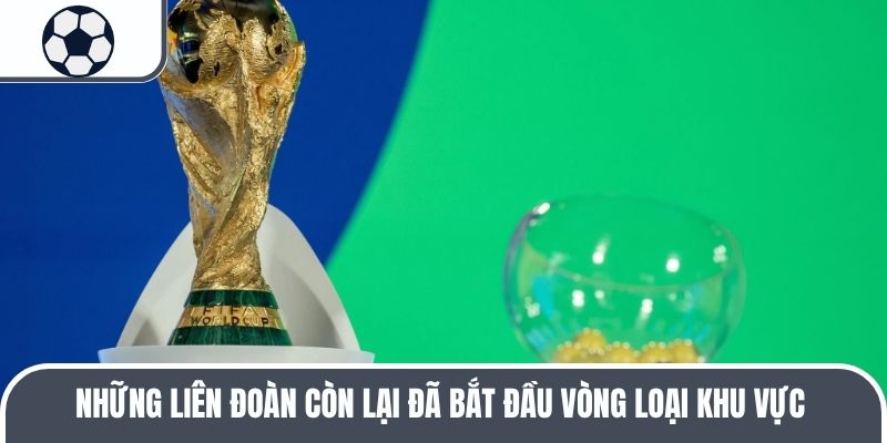 Những li&ecirc;n đo&agrave;n c&ograve;n lại đ&atilde; bắt đầu v&ograve;ng loại khu vực&nbsp;