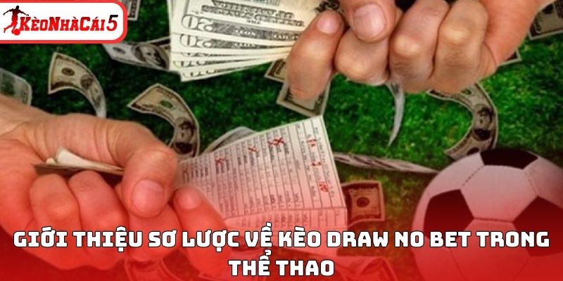 Giới thiệu sơ lược về k&egrave;o draw no bet trong thể thao