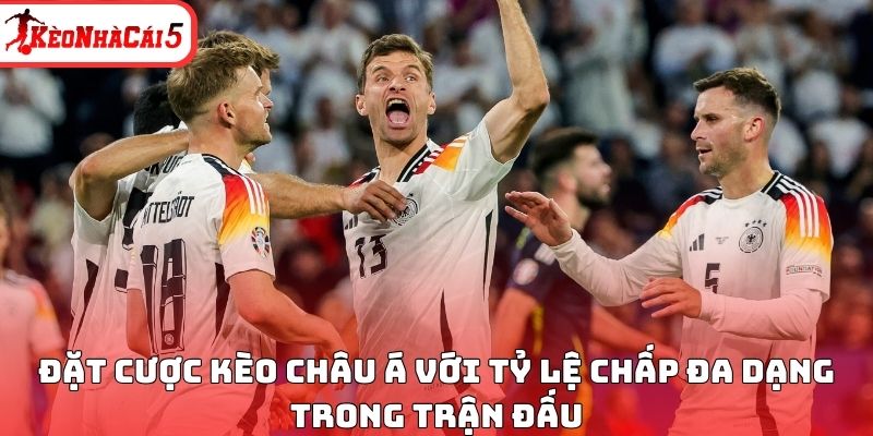 Đặt cược k&egrave;o ch&acirc;u &Aacute; với tỷ lệ chấp đa dạng trong trận đấu